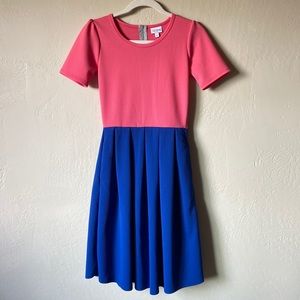 LuLaRoe Colorblock Babydoll Dress